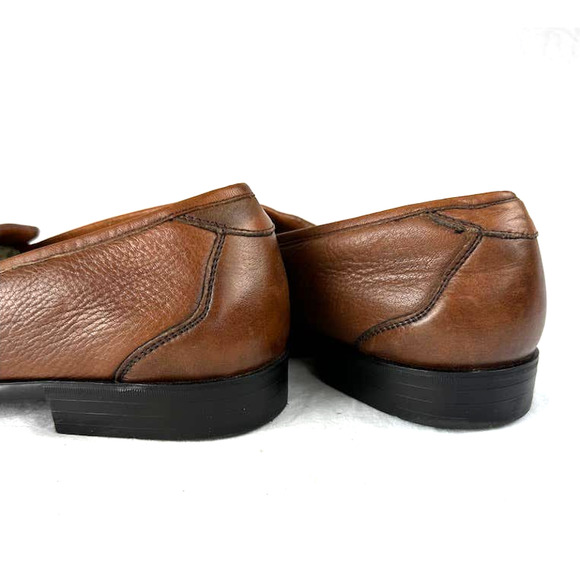 Nunn Bush Leather Tassle Loafers Brown Men's Size 12M - Picture 4 of 8